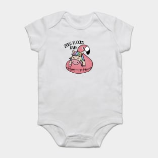 Zero Flocks Given Unicorn Flamingo Baby Bodysuit
